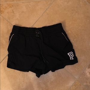 Black athletic shorts